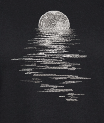 Moon reflection T-SHIRT